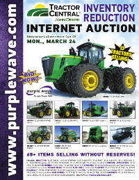 Tractor Central auction flyer Tractor Central auction flyer