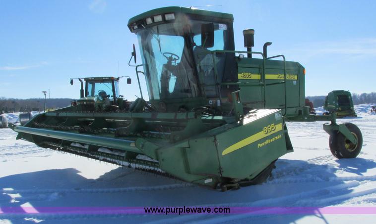 image for item G8829 2003 John Deere 4895 self-propelled windrower