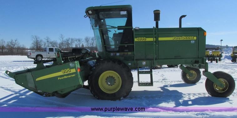 image for item G8829 2003 John Deere 4895 self-propelled windrower