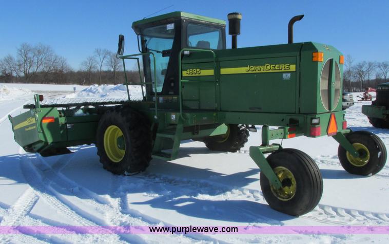 image for item G8829 2003 John Deere 4895 self-propelled windrower