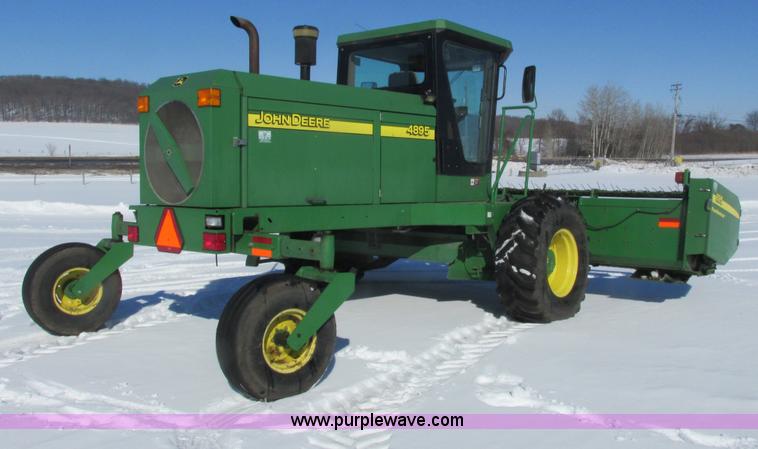 image for item G8829 2003 John Deere 4895 self-propelled windrower