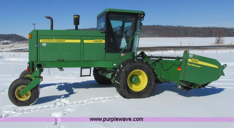 image for item G8829 2003 John Deere 4895 self-propelled windrower