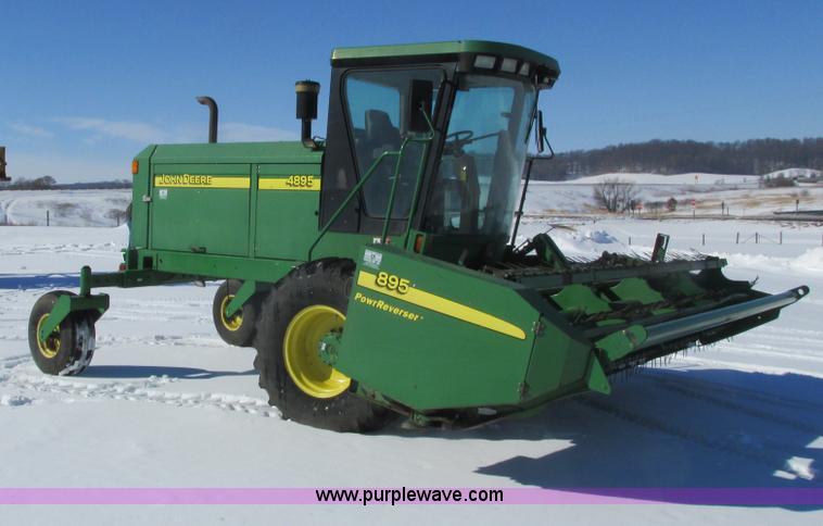 image for item G8829 2003 John Deere 4895 self-propelled windrower