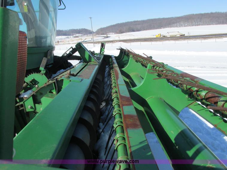 image for item G8829 2003 John Deere 4895 self-propelled windrower