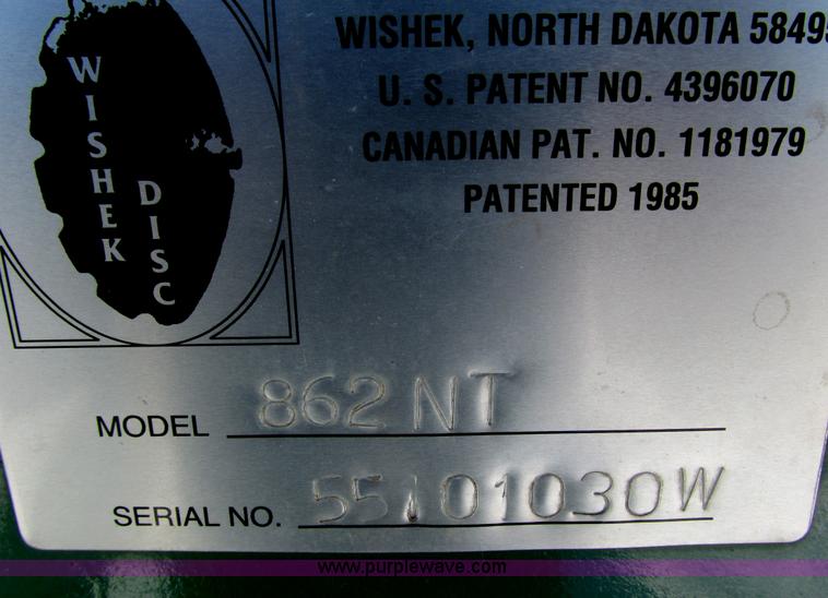image for item G8846 2010 Wishek 862NT 30' tandem disk
