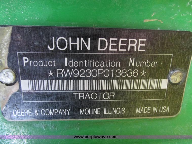 image for item G8885 2009 John Deere 9230 4WD tractor