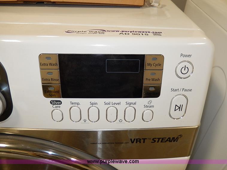 image for item AD9015 Samsung VRT steam front load washing machine
