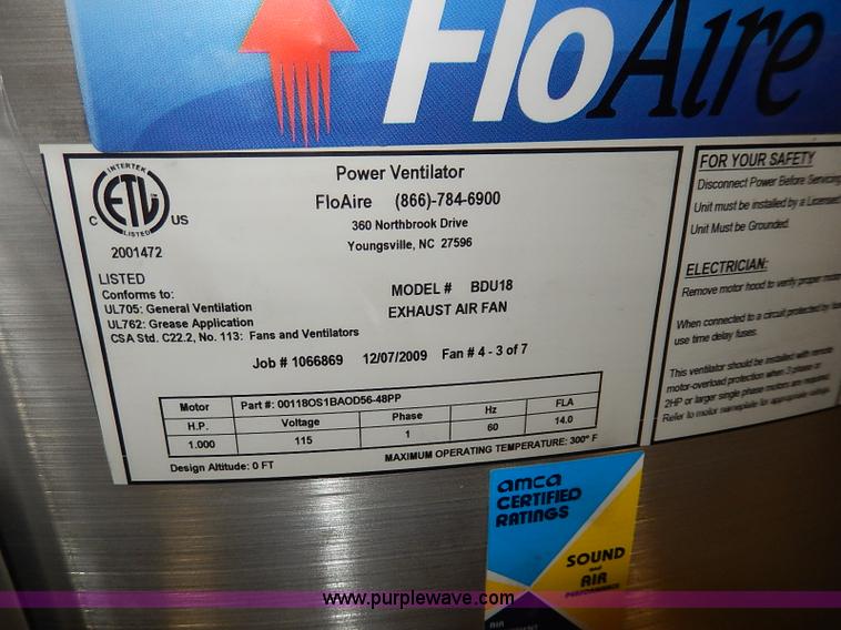 image for item AD9028 Roof ventilator power vent