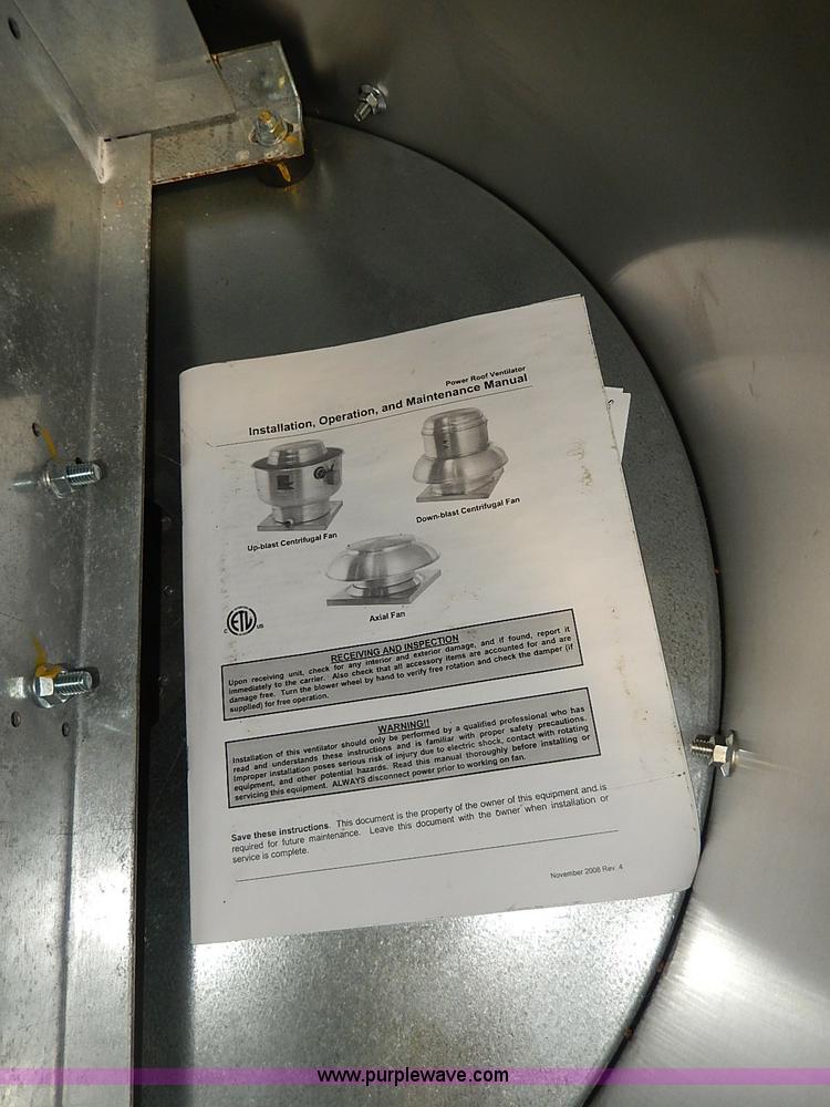 image for item AD9028 Roof ventilator power vent