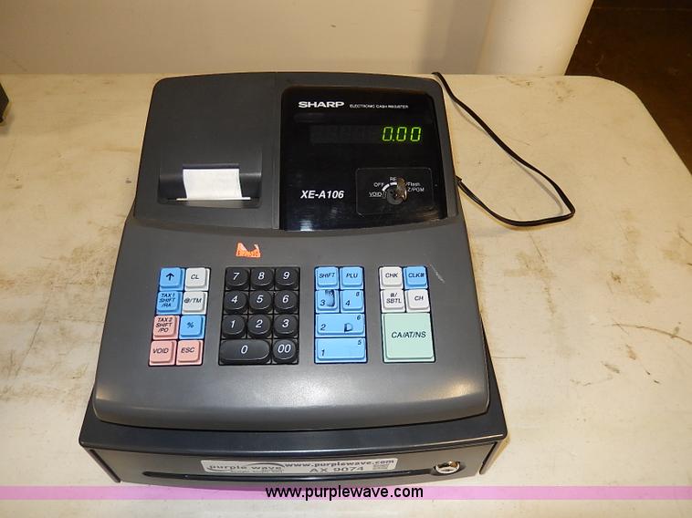 Sharp XEA106 cash register in Manhattan, KS Item AX9074 sold