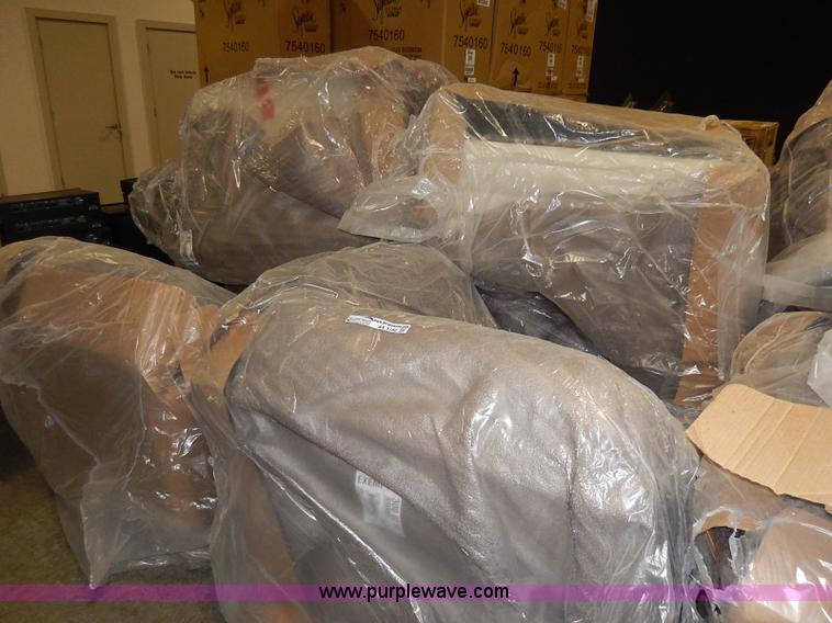 image for item AX9180 (13) Ashley Furniture faux leather chairs