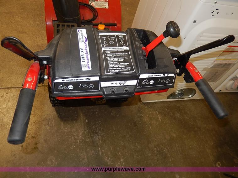 image for item AX9181 Troybilt Storm 2410 24" snow thrower