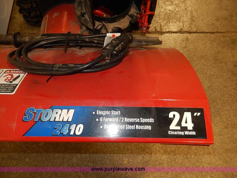 image for item AX9181 Troybilt Storm 2410 24" snow thrower