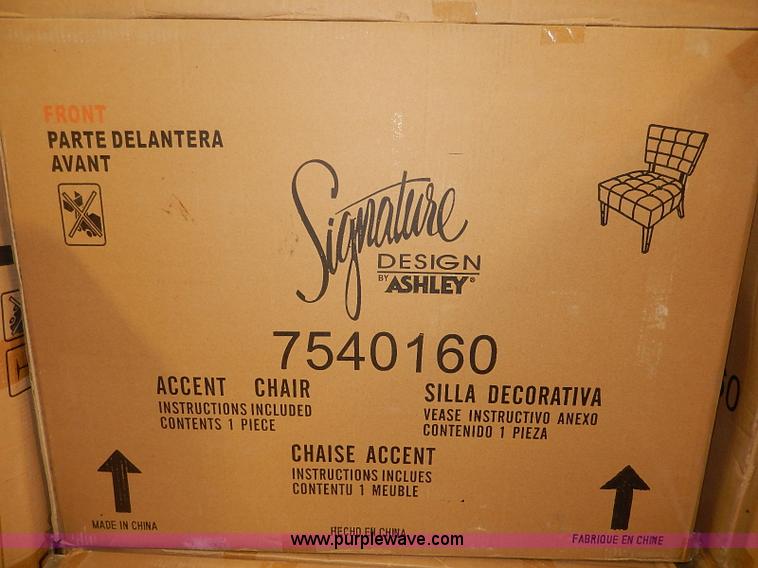 image for item AX9182 (30) Ashley Signature Design Accent faux leather chairs