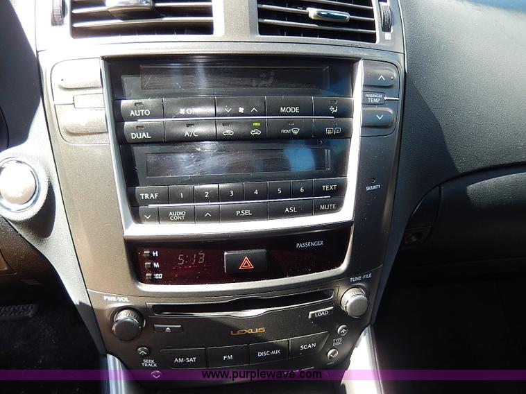 image for item I9311 2007 Lexus IS IS 250