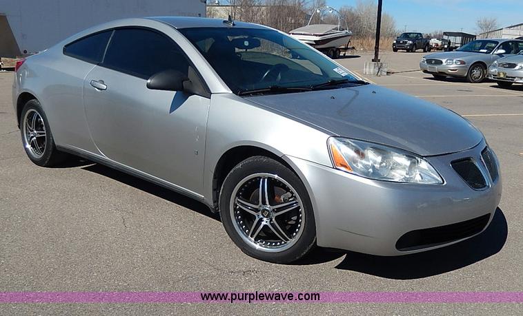 image for item I9312 2008 Pontiac G6 GT