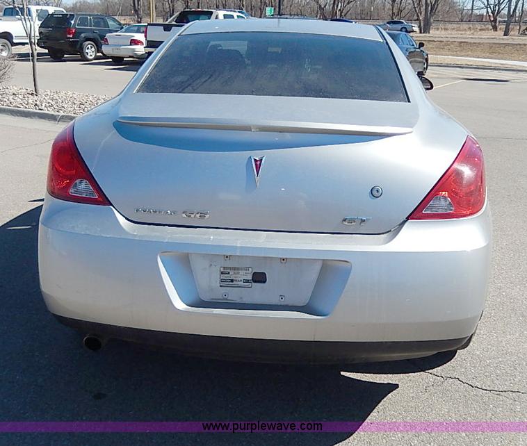 image for item I9312 2008 Pontiac G6 GT