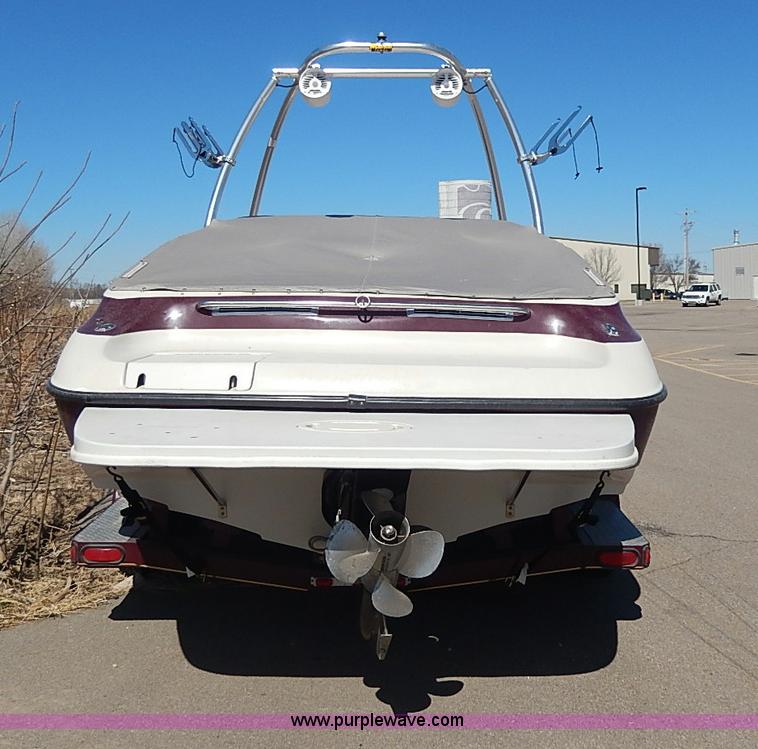 image for item I9318 1997 Crownline 225 boat and trailer