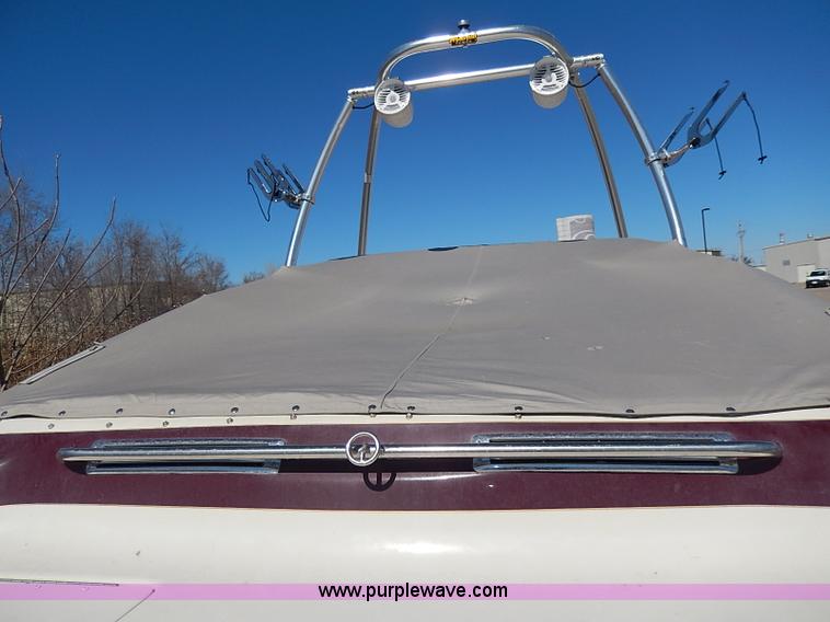 image for item I9318 1997 Crownline 225 boat and trailer