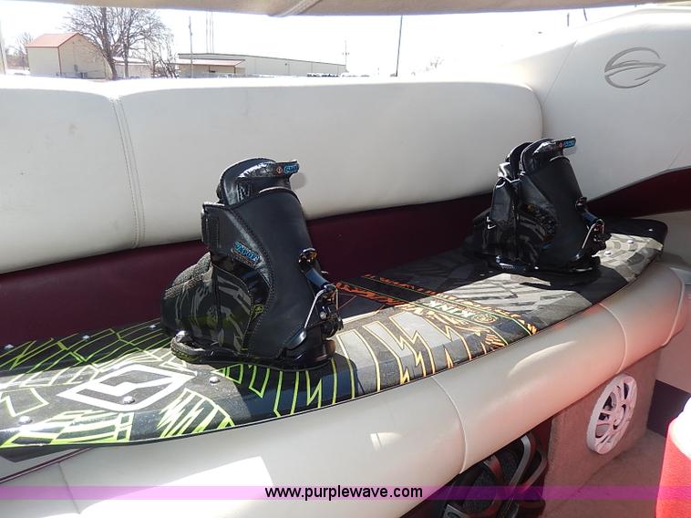 image for item I9318 1997 Crownline 225 boat and trailer