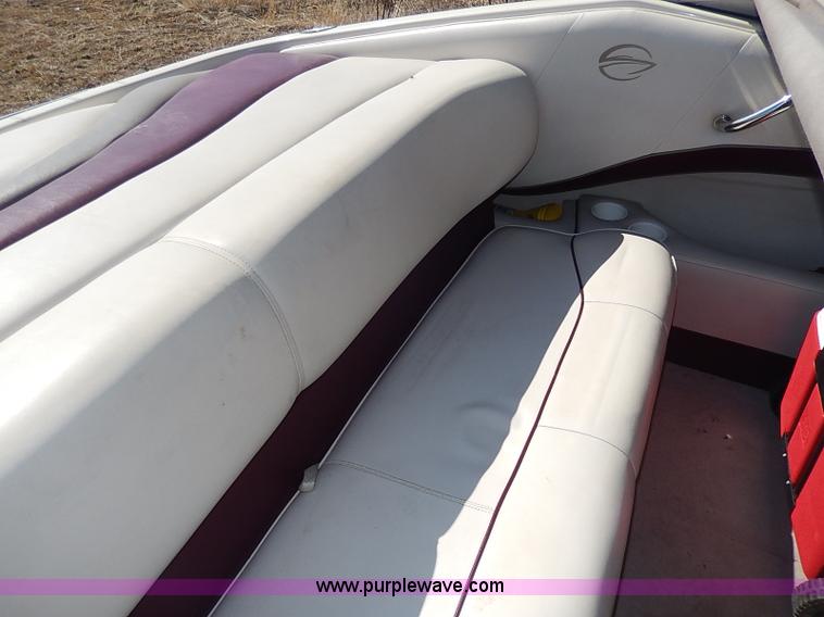 image for item I9318 1997 Crownline 225 boat and trailer