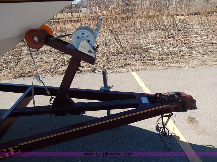 image for item I9318 1997 Crownline 225 boat and trailer