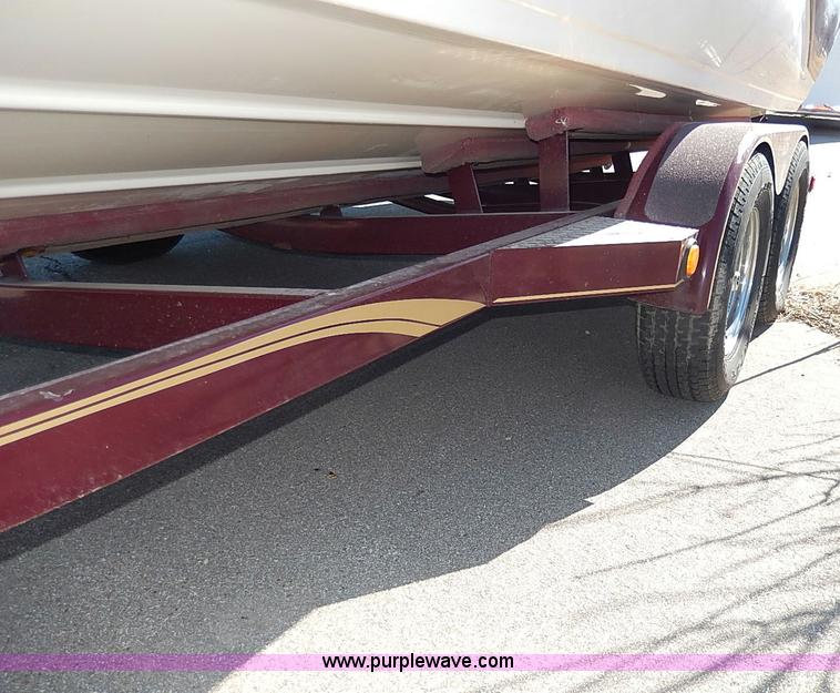 image for item I9318 1997 Crownline 225 boat and trailer