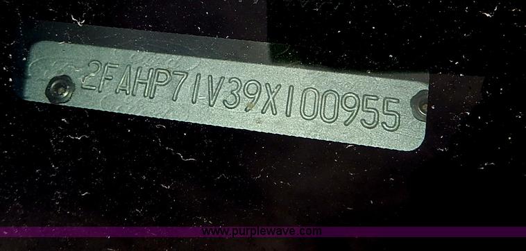 image for item I9321 2009 Ford Crown Victoria Police Interceptor