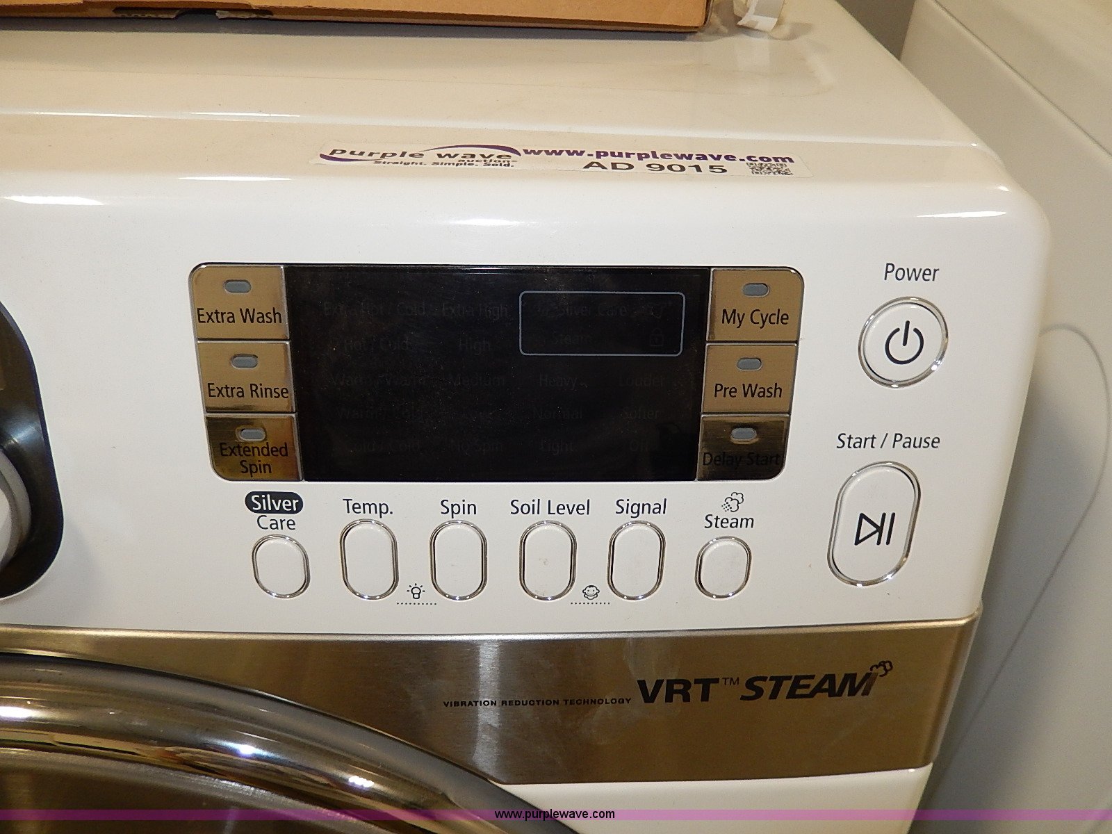 Samsung VRT steam front load washing machine in Manhattan, KS Item