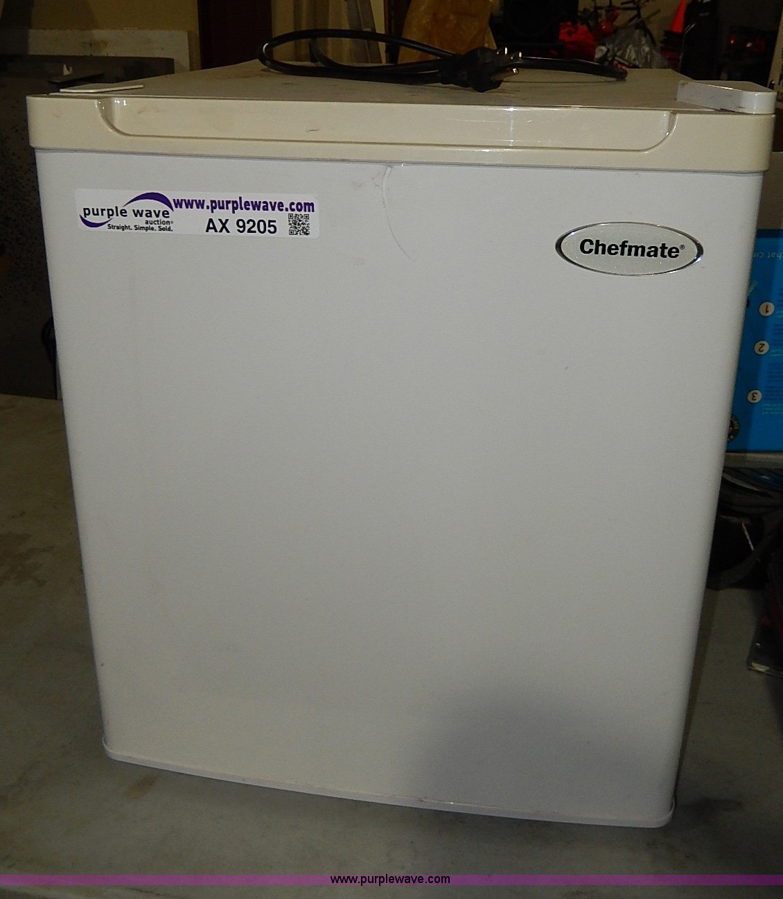 Chefmate mini refrigerator in Junction City, KS Item AX9205 sold