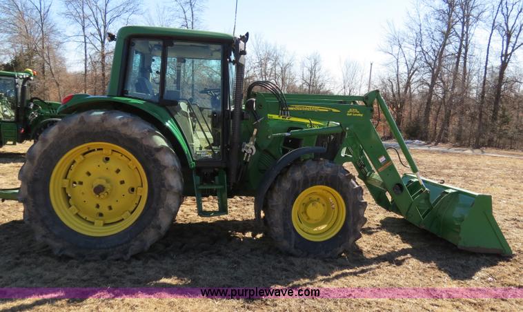 image for item B4874 2007 John Deere 6430 MFWD Premium tractor
