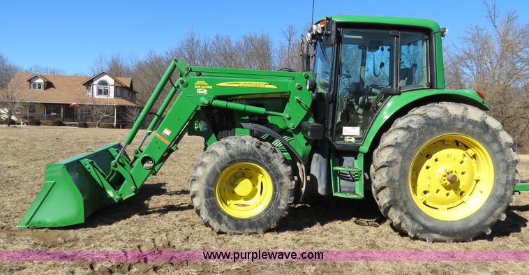 image for item B4874 2007 John Deere 6430 MFWD Premium tractor