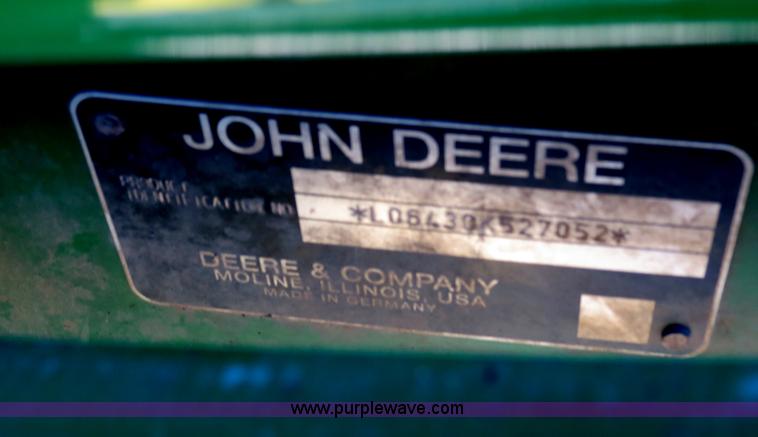 image for item B4874 2007 John Deere 6430 MFWD Premium tractor