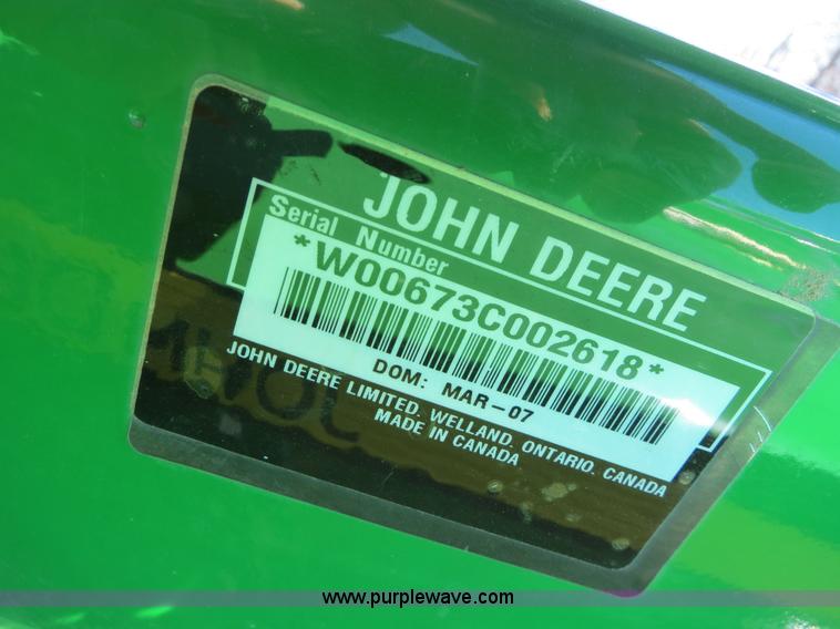 image for item B4874 2007 John Deere 6430 MFWD Premium tractor