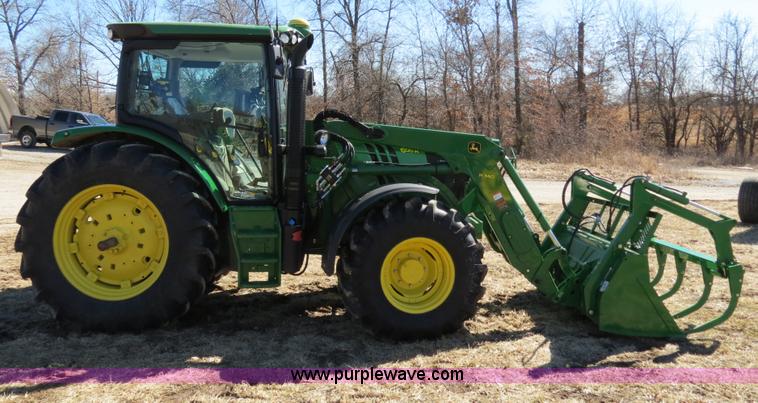 image for item B4875 2012 John Deere 6125R MFWD tractor