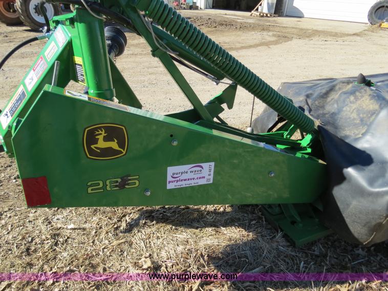 image for item B4877 2012 John Deere 285 rotary disc mower