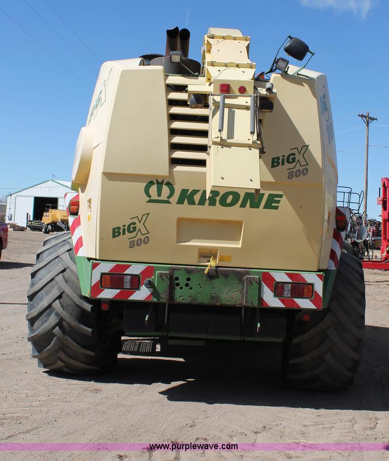 image for item C3762 2008 Krone Big X 800 forage harvester