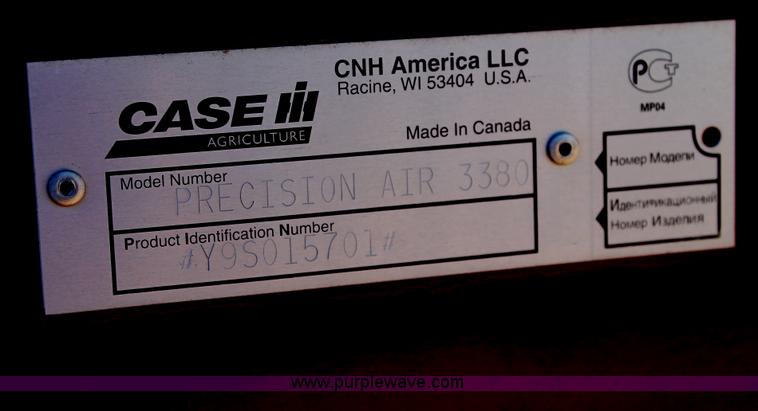 image for item C3765 2009 Case IH 700 flex hoe air drill with 3380 Precision air cart