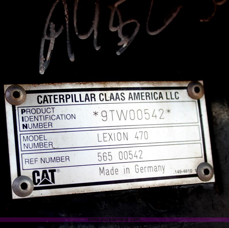 image for item I7485 2001 Lexion 470 combine