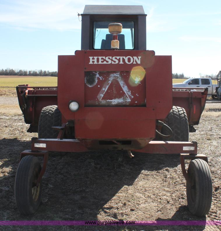 image for item I7495 1982 Hesston 6650 self-propelled swather