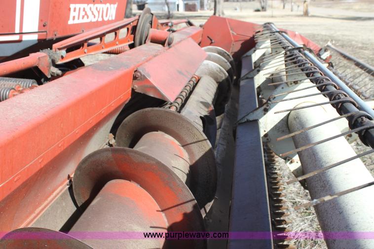 image for item I7495 1982 Hesston 6650 self-propelled swather