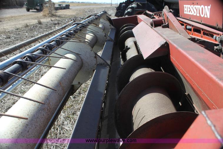 image for item I7495 1982 Hesston 6650 self-propelled swather