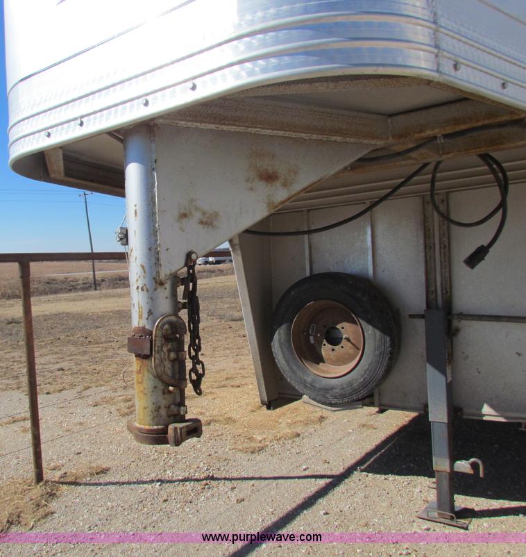 image for item I7499 2004 Southern Classic aluminum triple axle livestock trailer