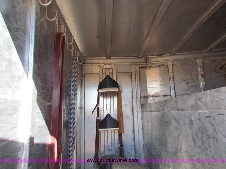 image for item I7499 2004 Southern Classic aluminum triple axle livestock trailer