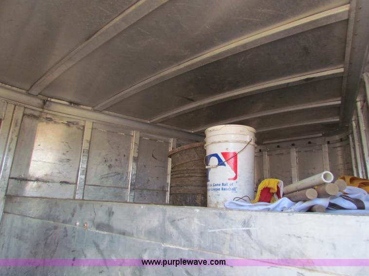 image for item I7499 2004 Southern Classic aluminum triple axle livestock trailer