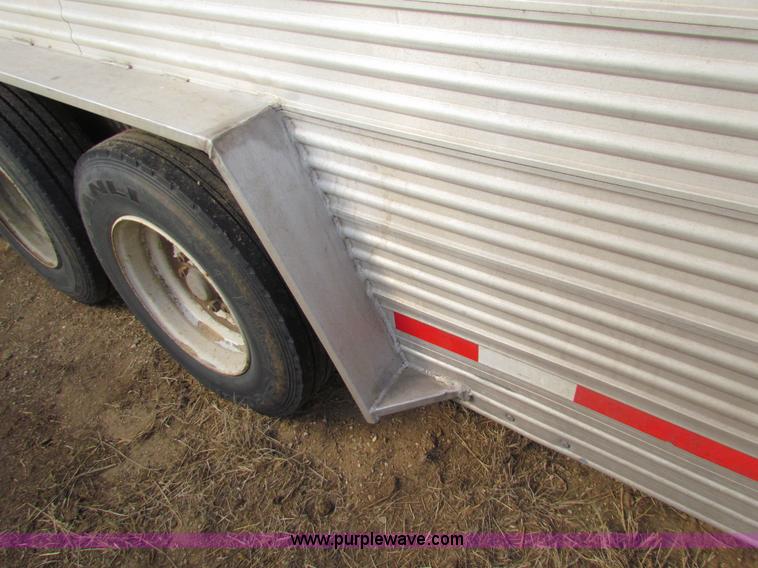 image for item I7499 2004 Southern Classic aluminum triple axle livestock trailer