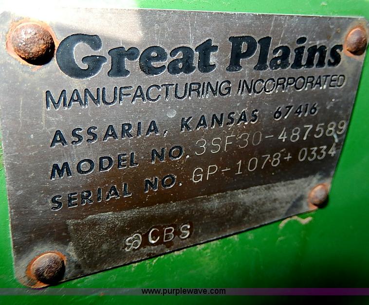 image for item I9361 Great Plains Solid Stand 30' grain drill