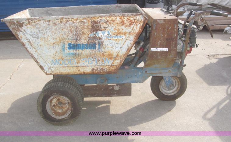 image for item AE9357 Morrison PB1-W concrete buggy