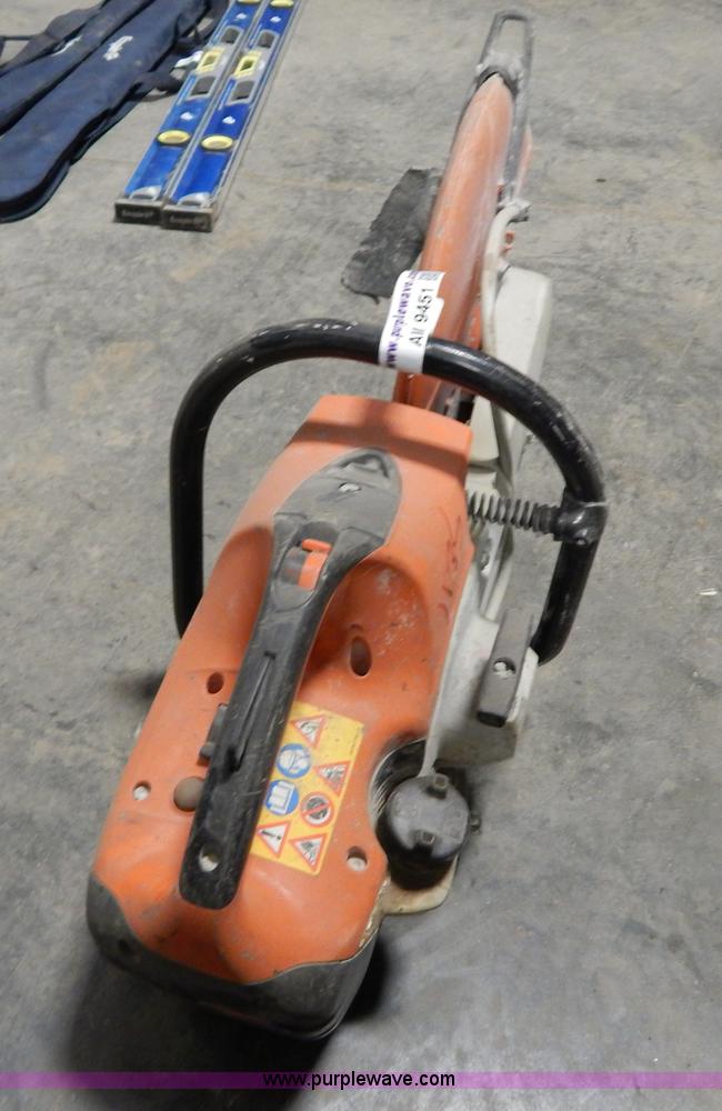 Stihl TS420 quickie saw in Lawrence, KS Item AM9451 sold Purple Wave