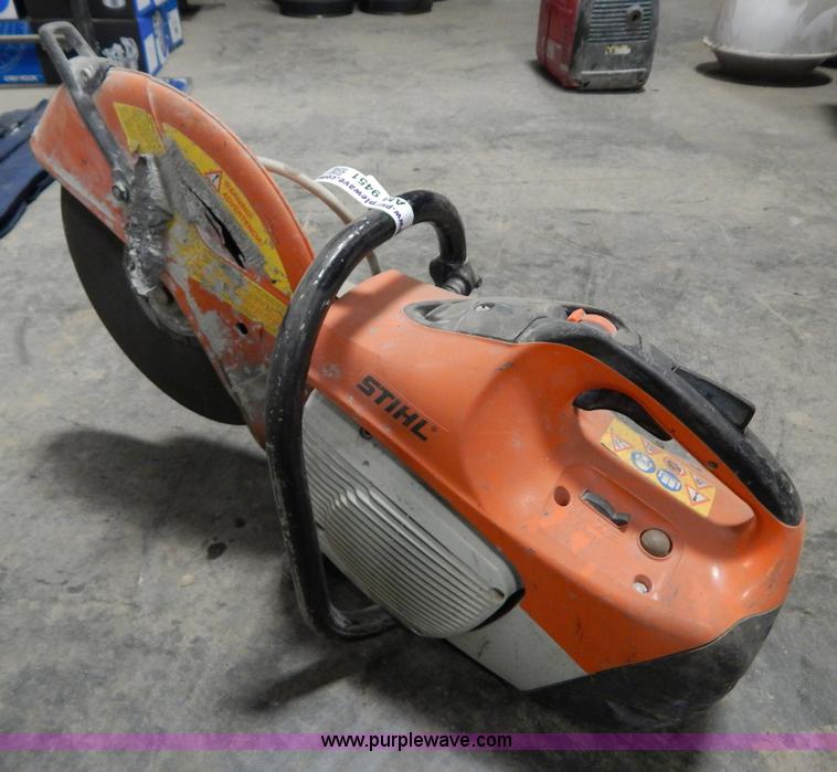 Stihl TS420 quickie saw in Lawrence, KS Item AM9451 sold Purple Wave